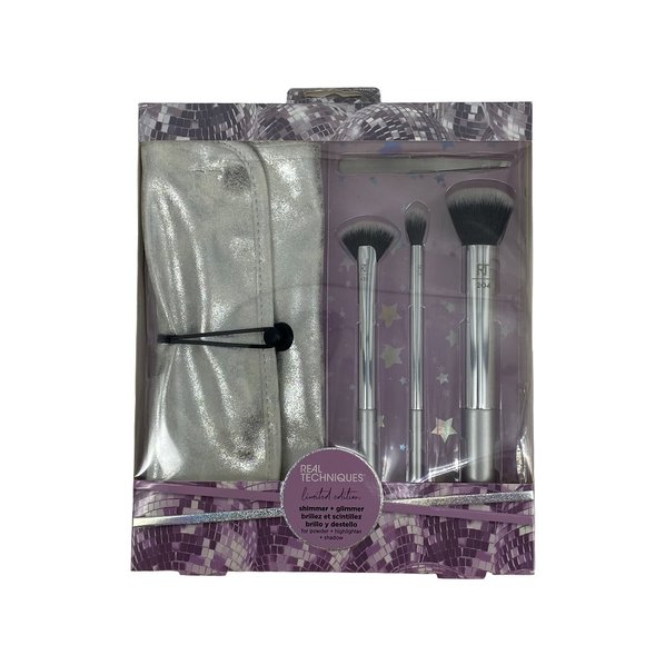 REAL TECHNIQUES Limited Edition Shimmer + Glimmer Gift Set - Picture 1 of 9